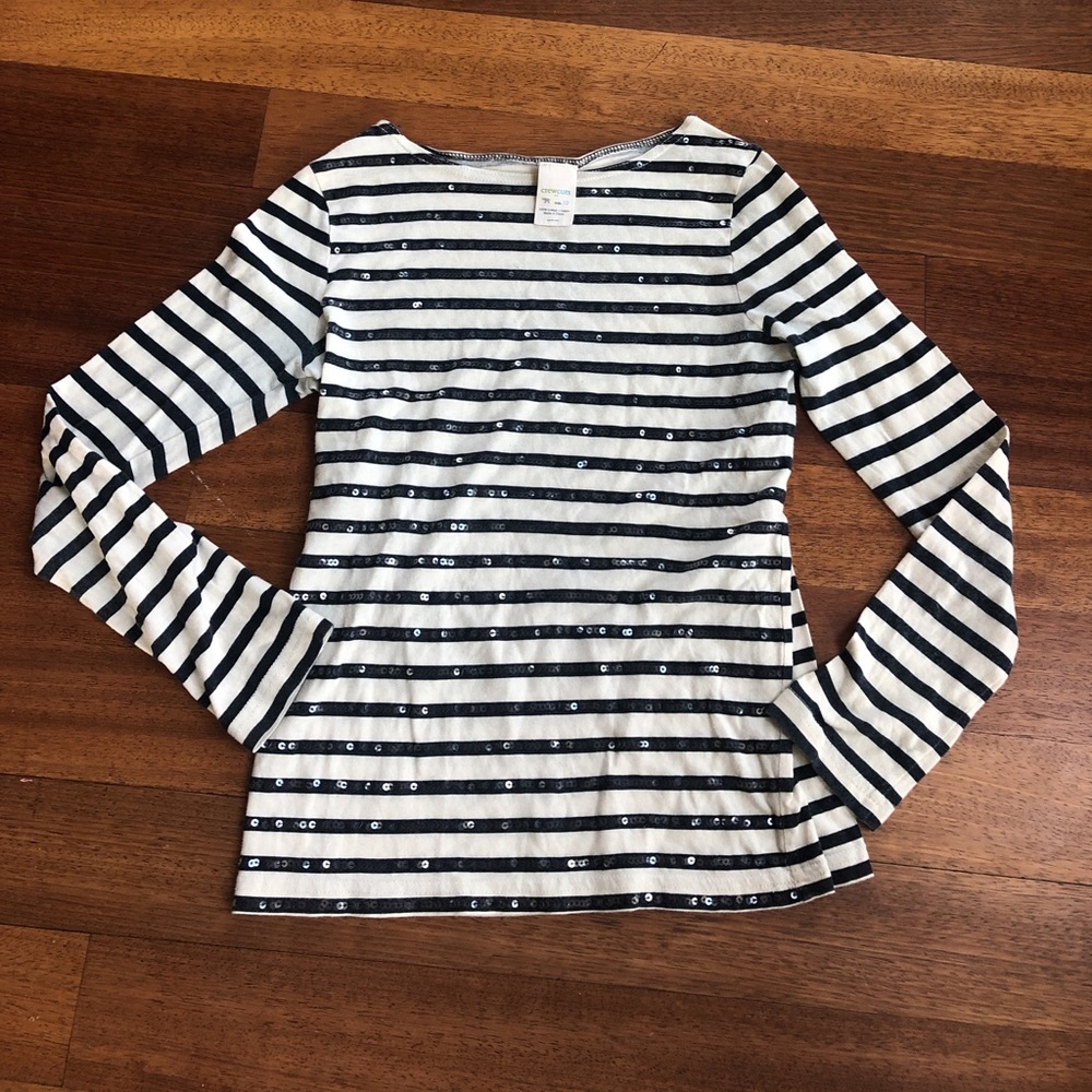 Crew cuts striped long sleeved shirt